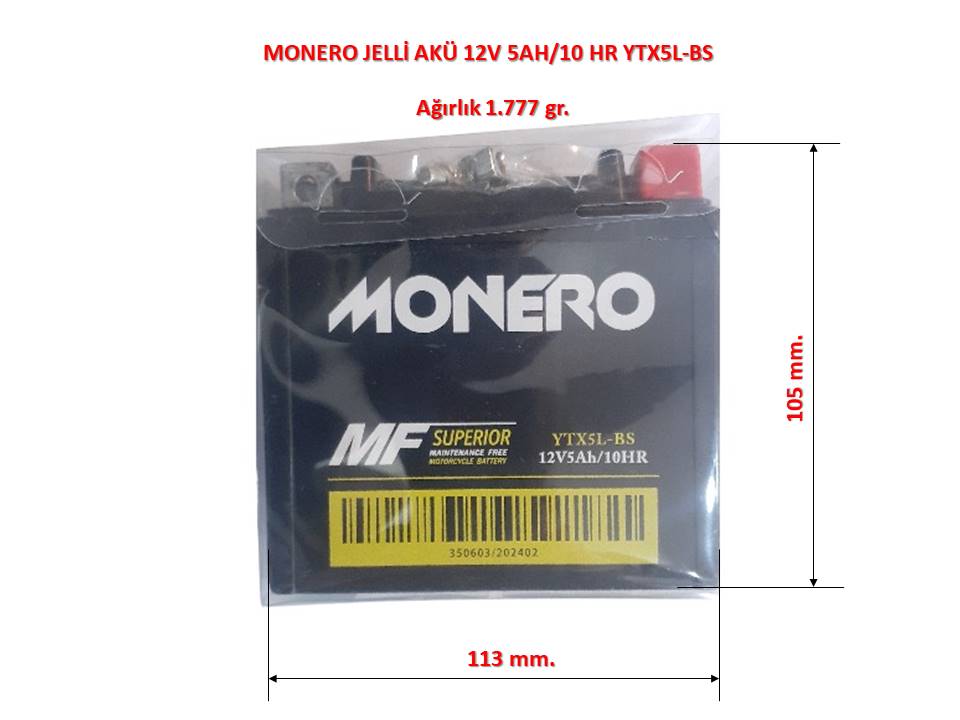 Monero%20Akü%2012v%205ah%20Motosiklet%20Aküsü